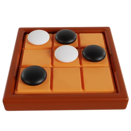Gomoku Wooden Game Board  3D Icon