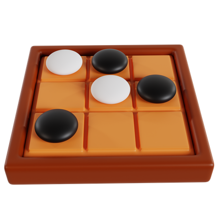 Gomoku Wooden Game Board  3D Icon