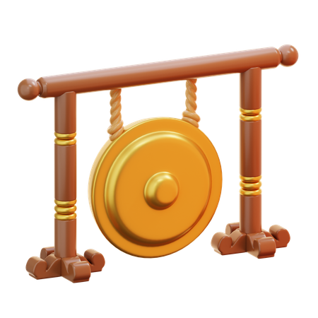 Gong  3D Icon