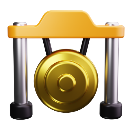 Gong  3D Icon