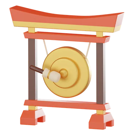 Gong  3D Icon