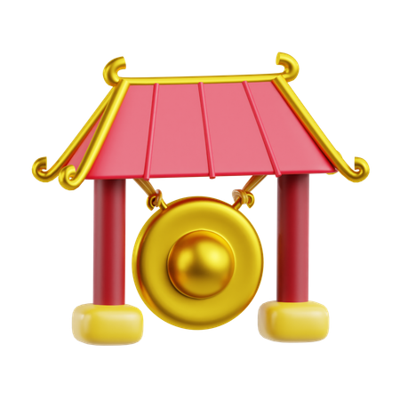 Gong  3D Icon