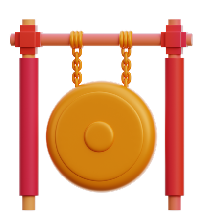 Gong  3D Icon