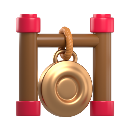 Gong  3D Icon