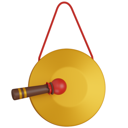 Gong  3D Icon