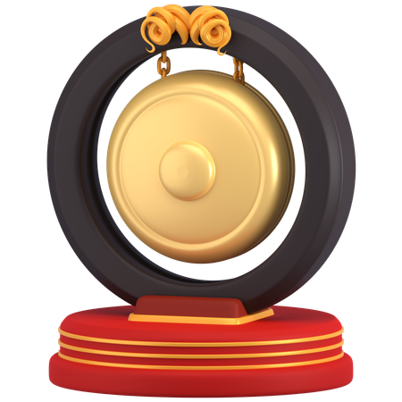 Gong  3D Icon