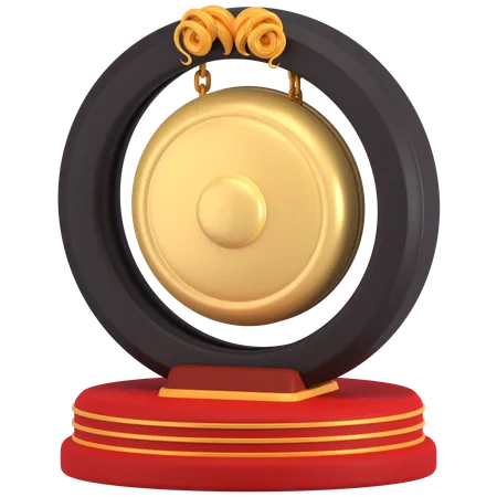 Gong  3D Icon