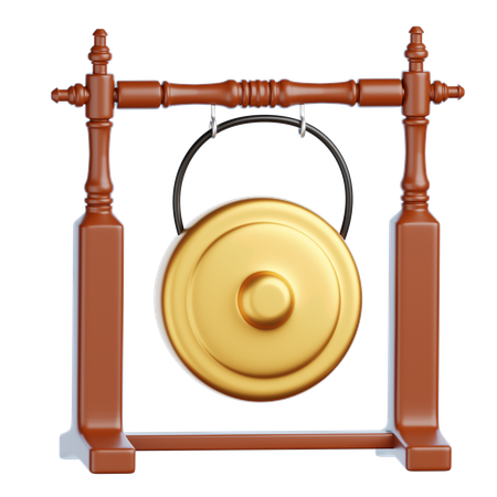 Gong  3D Icon