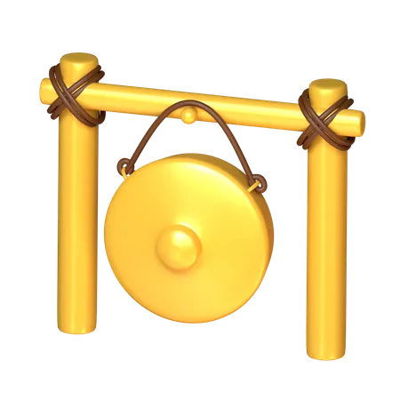 Gong  3D Icon