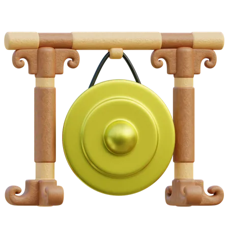 Gong  3D Icon