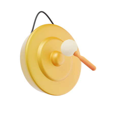 Gong  3D Icon