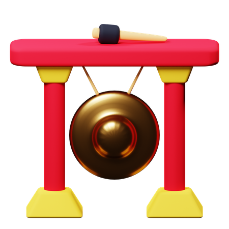 Gong  3D Icon