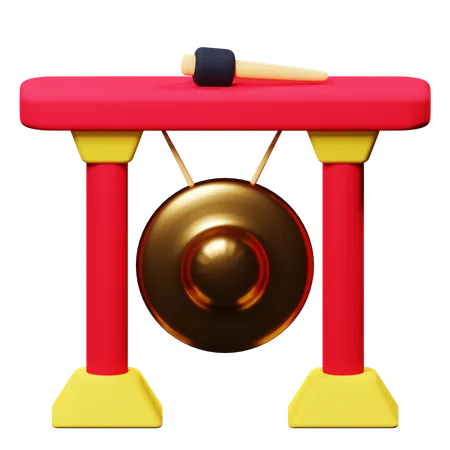 Gong  3D Icon