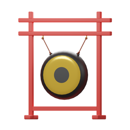 Gong  3D Icon