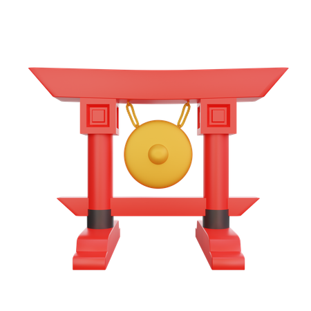 Gong  3D Icon