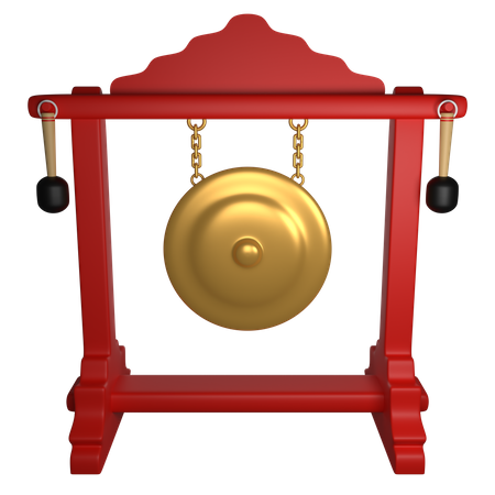 Gong  3D Icon