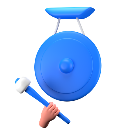 Gong  3D Icon