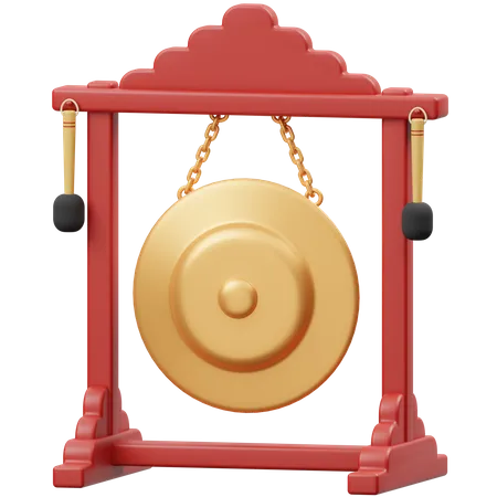 Gong  3D Icon