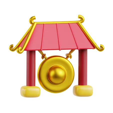 Gong  3D Icon