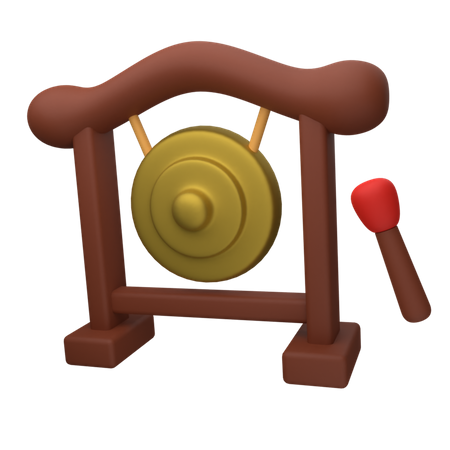 Gong  3D Icon