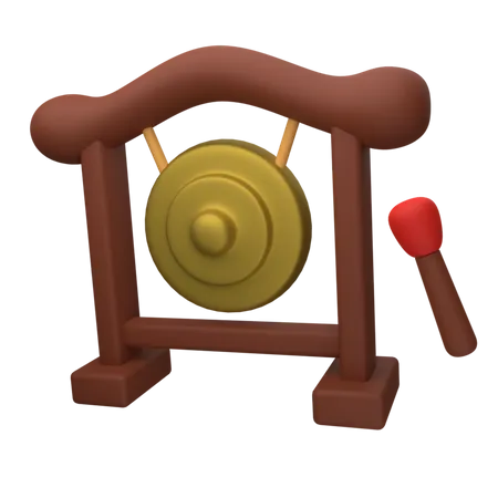 Gong  3D Icon