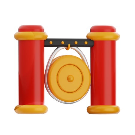 Gong  3D Icon