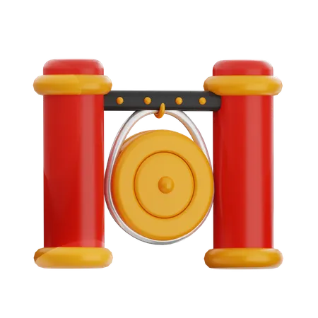 Gong  3D Icon