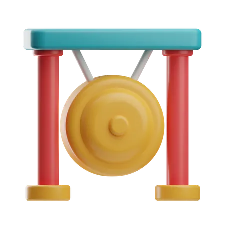 Gong  3D Icon