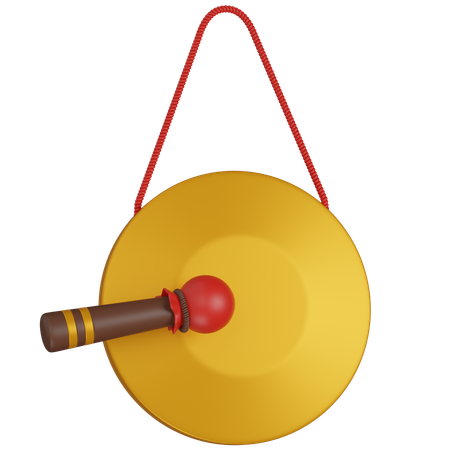 Gong  3D Icon