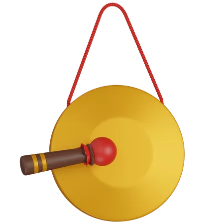 Gong  3D Icon