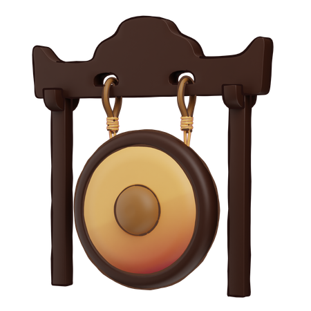 Gong  3D Icon