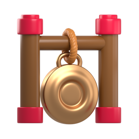 Gong  3D Icon