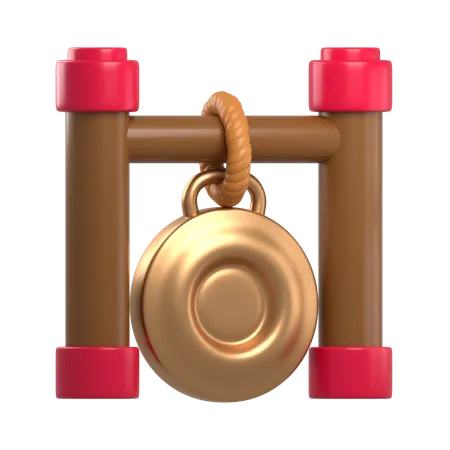 Gong  3D Icon