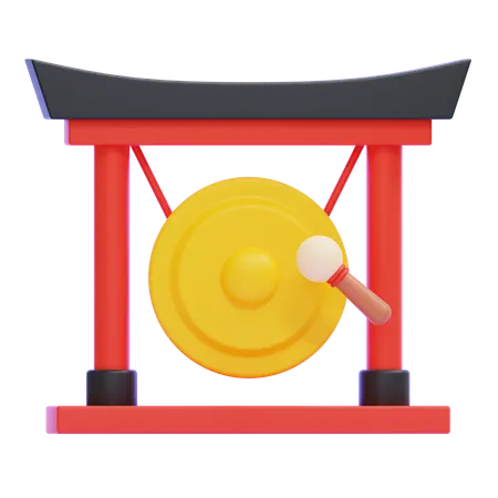 Gong  3D Icon