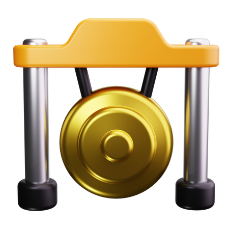 Gong  3D Icon