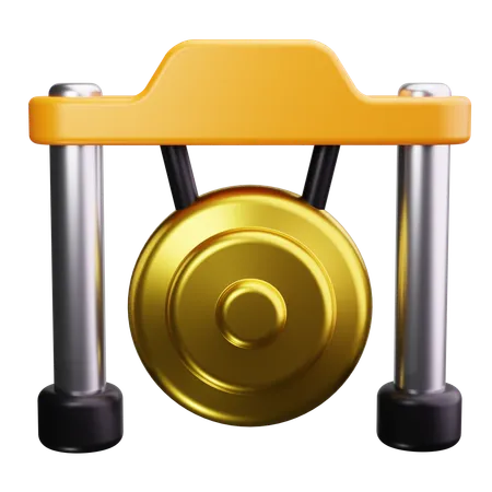 Gong  3D Icon