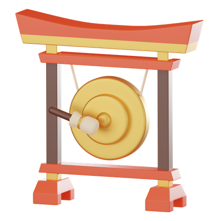 Gong  3D Icon