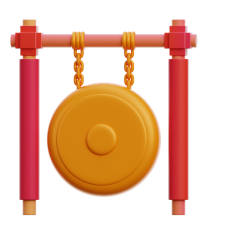 Gong  3D Icon