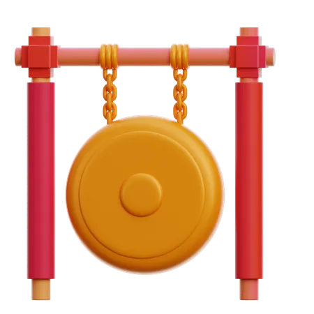 Gong  3D Icon