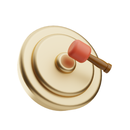 Gong  3D Icon