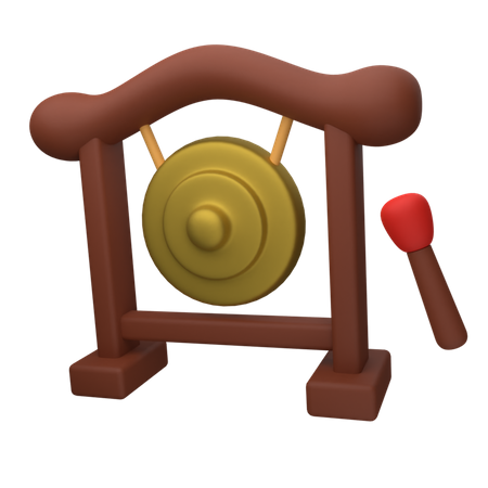 Gong  3D Icon