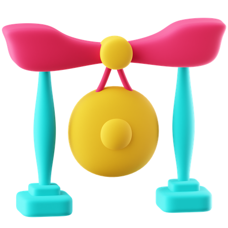 Gong  3D Icon