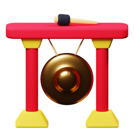 Gong  3D Icon
