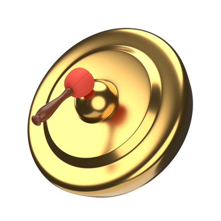 Gong 3D Icon
