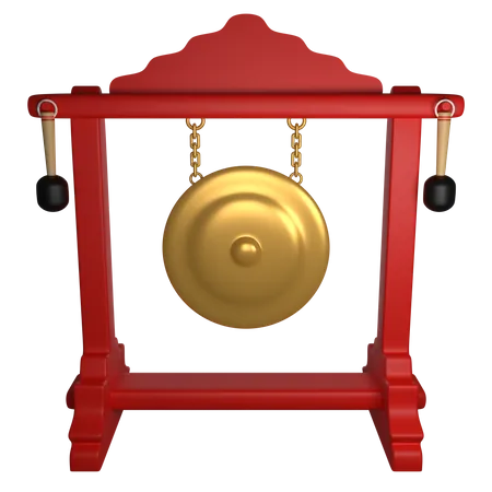 Gong  3D Icon