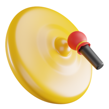 Gong chino  3D Icon