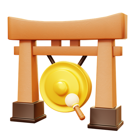 Gongo chinês  3D Icon