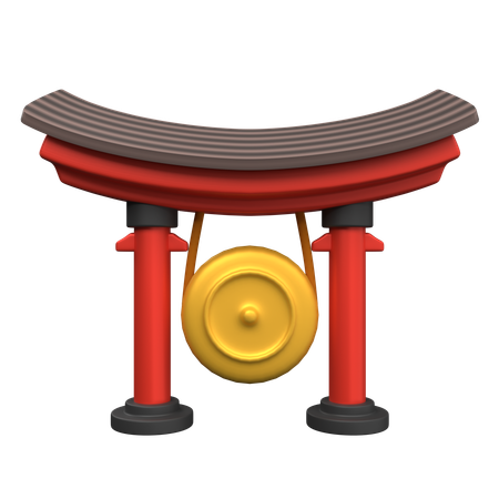 Gongo japonês  3D Icon