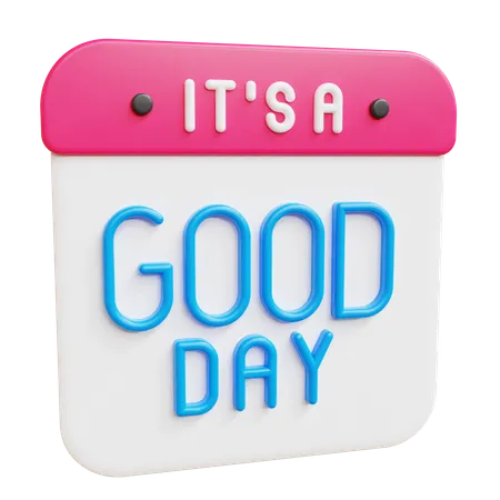 Good day  3D Icon