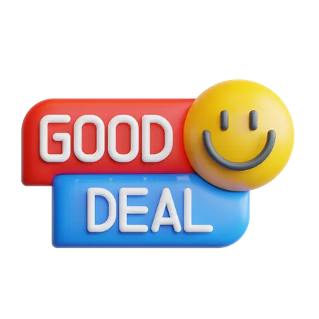 Good Deal  3D Icon